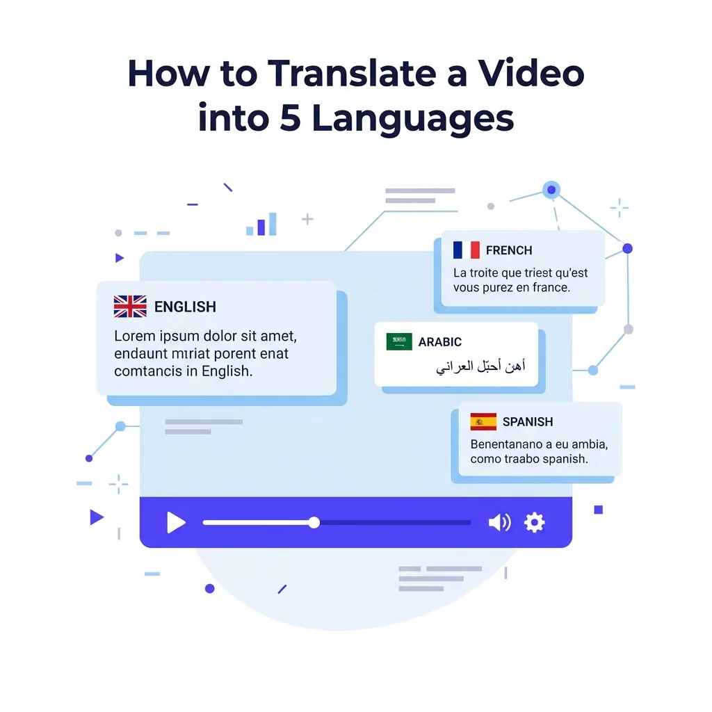 Comment traduire vos sous-titres vidéo en 5 langues en un clic