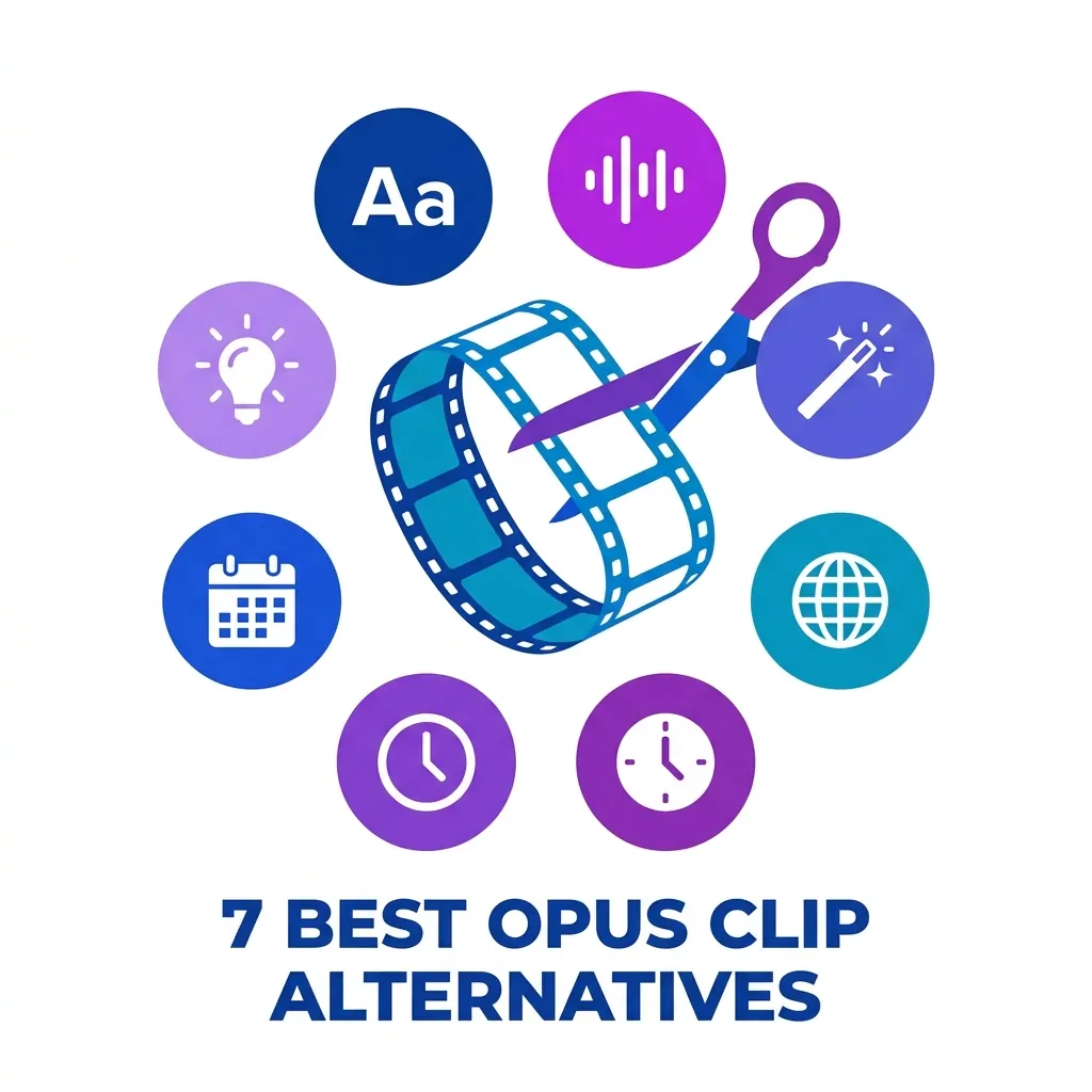 Alternatives à Opus Clip 2026 : top 7 outils de clipping IA